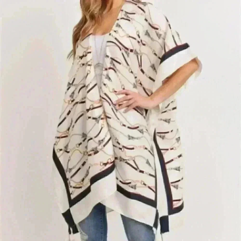 Got me in Chains Kimono Top / Swimsuit Cov… - Picture 6 of 6